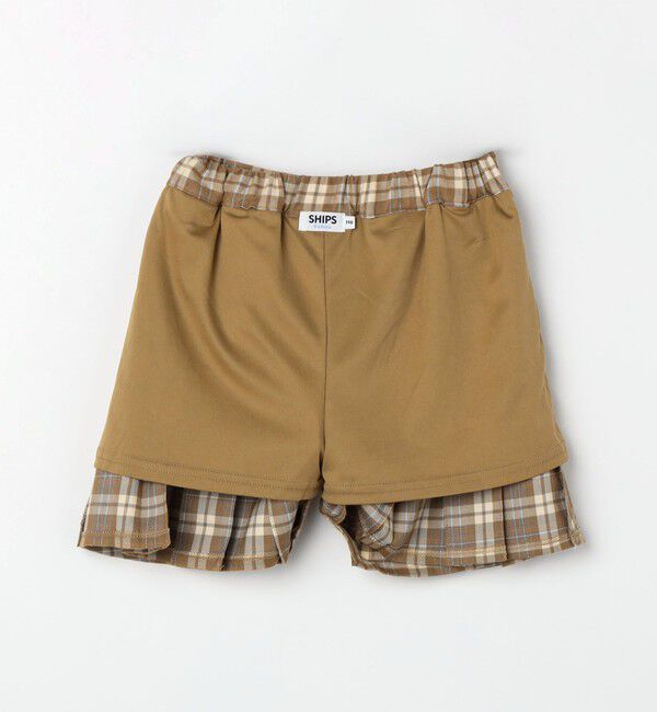 SHIPS Colors 「SHIPS Colors:100～140cm /〈洗濯機可能〉 リンク チェック スカート」|スカート|