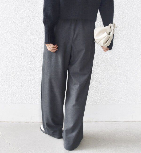 SHIPS for women「〈手洗い可能〉両面起毛 ポケット デザイン ドロスト パンツ」|その他|