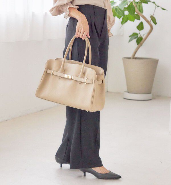 SHIPS for women「【SHIPS別注】MILOS: 金具付き ベルト トート M」|トートバッグ|