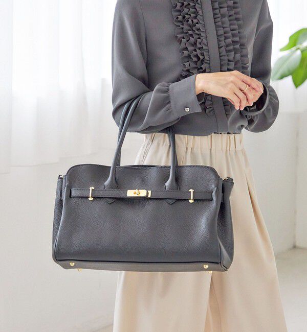 SHIPS for women「【SHIPS別注】MILOS: 金具付き ベルト トート M」|トートバッグ|