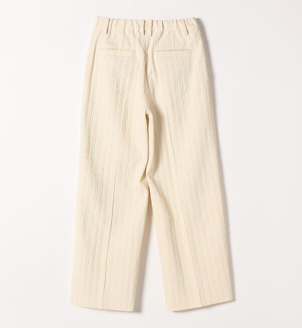 SHIPS any「SHIPS any:〈手洗い可能〉ジャカード タック セミワイド パンツ［NAVY BLUE］」|その他|