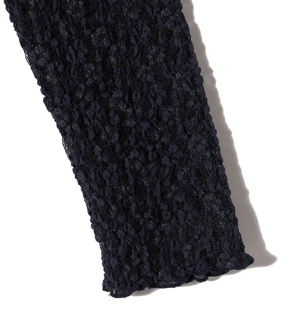 SHIPS for women「《一部追加予約》〈手洗い可能〉ラッセル レース ヘンリー ネック 2WAY プルオーバー」|Tシャツ・カットソー|