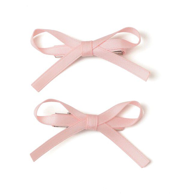 SHIPS KIDS「SHIPS KIDS:サテン リボン デザイン ヘアクリップ 2コセット」|その他|