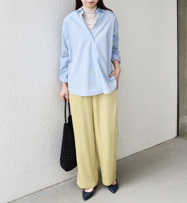 SHIPS Colors 「《予約》SHIPS Colors:〈手洗い可能〉ワッシャー サテン イージー パンツ◆」|その他|