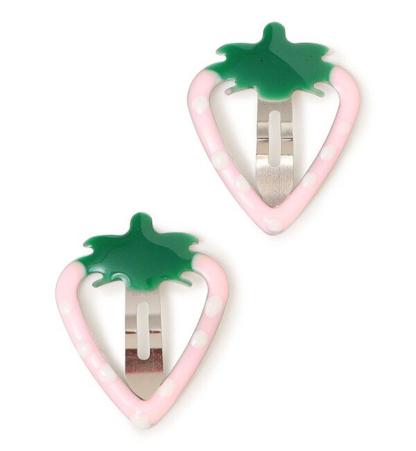 SHIPS KIDS「SHIPS KIDS: フルーツ ヘアピン 2個セット」|その他|ピンク