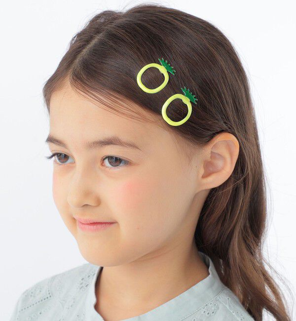SHIPS KIDS「SHIPS KIDS: フルーツ ヘアピン 2個セット」|その他|