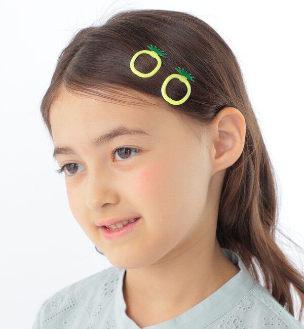 SHIPS KIDS「SHIPS KIDS: フルーツ ヘアピン 2個セット」|その他|