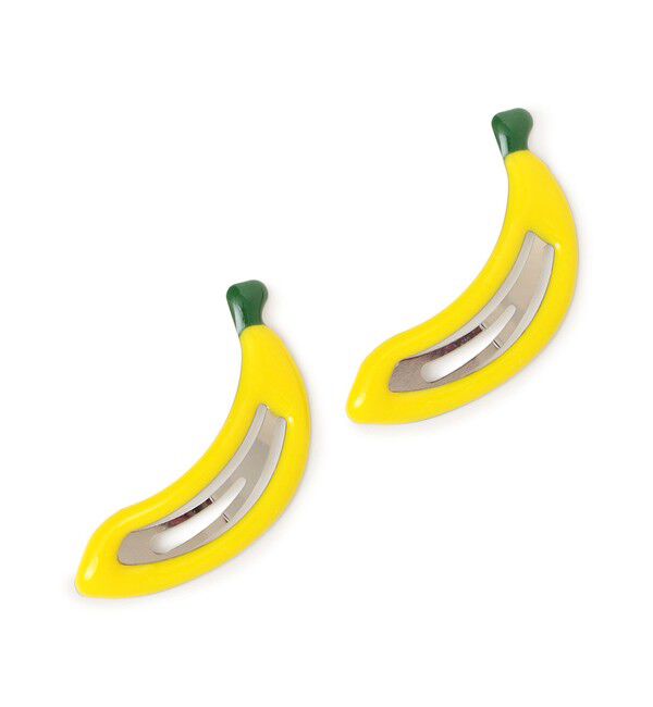 SHIPS KIDS「SHIPS KIDS: フルーツ ヘアピン 2個セット」|その他|イエロー