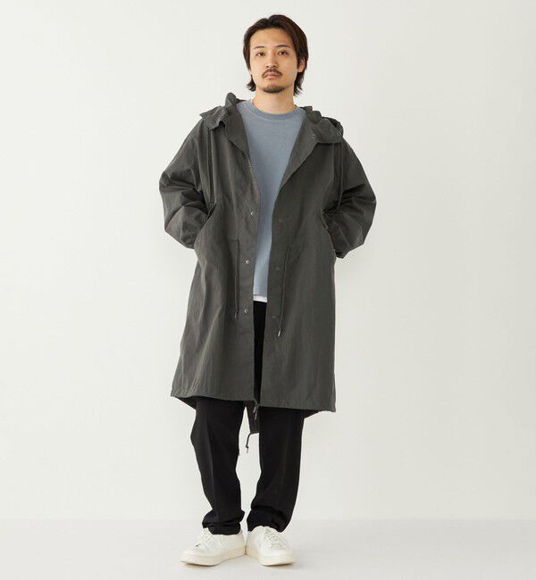 SHIPS Colors 「《予約》【SHIPS Colors別注】Rain-Stuff:〈撥水・洗濯機可能〉フード コート◆」|ミリタリー・モッズコート|
