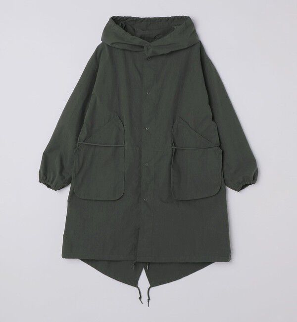 SHIPS Colors 「《予約》【SHIPS Colors別注】Rain-Stuff:〈撥水・洗濯機可能〉フード コート◆」|ミリタリー・モッズコート|