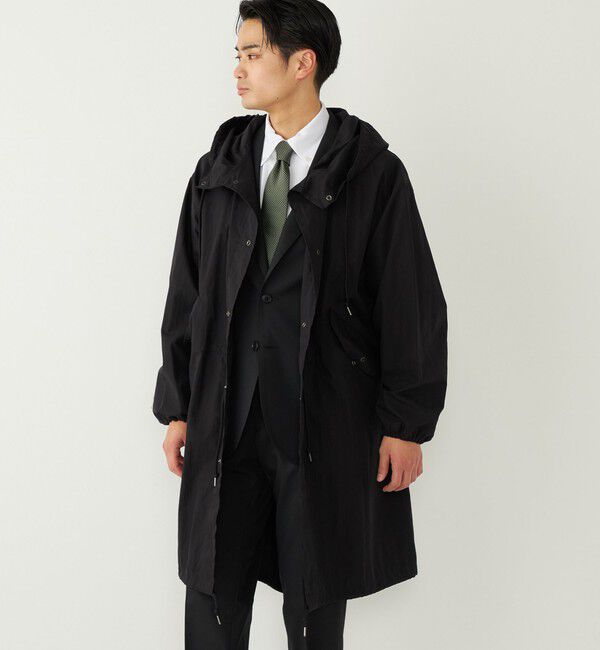 SHIPS Colors 「《予約》【SHIPS Colors別注】Rain-Stuff:〈撥水・洗濯機可能〉フード コート◆」|ミリタリー・モッズコート|