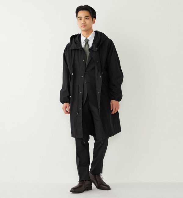 SHIPS Colors 「《予約》【SHIPS Colors別注】Rain-Stuff:〈撥水・洗濯機可能〉フード コート◆」|ミリタリー・モッズコート|