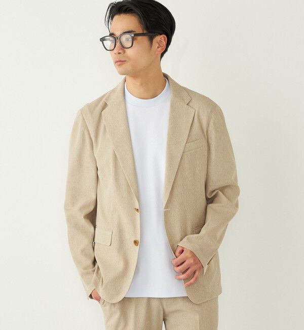 SHIPS Colors 「《予約》SHIPS Colors:〈速乾・洗濯機可能〉シャリルジャージー ジャケット◆」|テーラードジャケット|