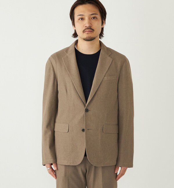 SHIPS Colors 「《予約》SHIPS Colors:〈速乾・洗濯機可能〉シャリルジャージー ジャケット◆」|テーラードジャケット|