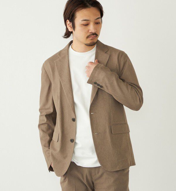 SHIPS Colors 「《予約》SHIPS Colors:〈速乾・洗濯機可能〉シャリルジャージー ジャケット◆」|テーラードジャケット|