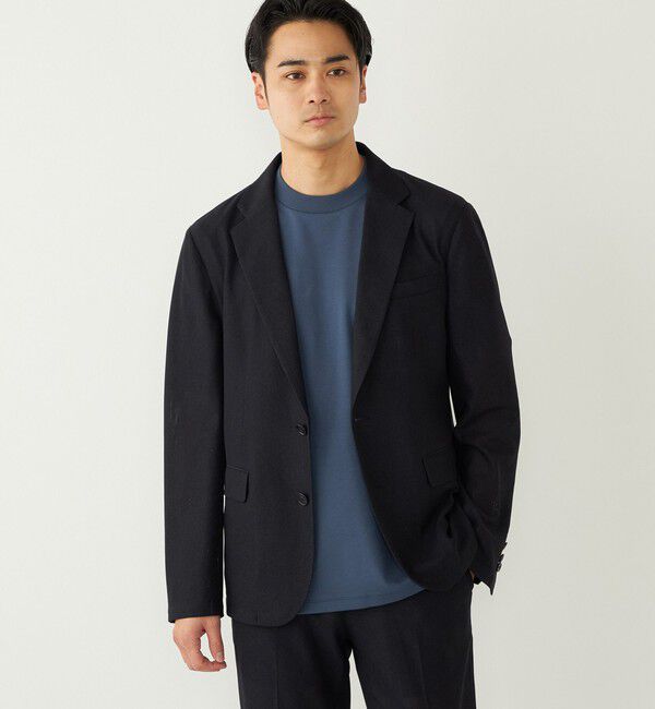 SHIPS Colors 「《予約》SHIPS Colors:〈速乾・洗濯機可能〉シャリルジャージー ジャケット◆」|テーラードジャケット|