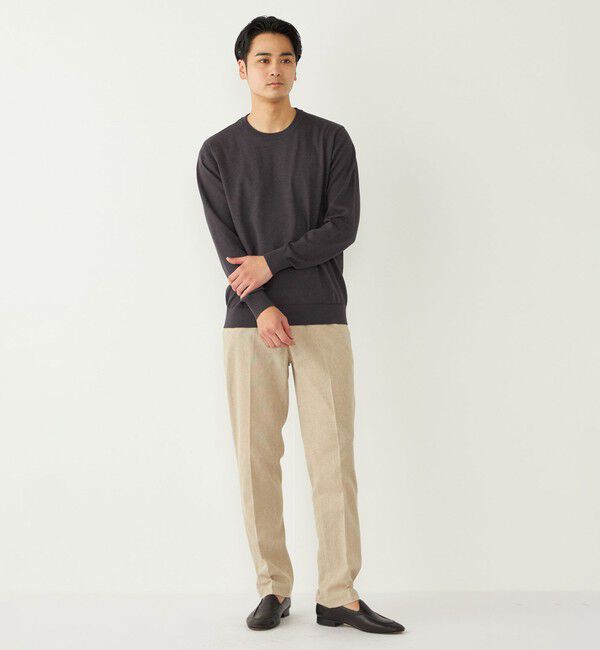 SHIPS Colors 「《予約》SHIPS Colors:〈速乾・洗濯機可能〉シャリルジャージー イージー スラックス◆」|スラックス|