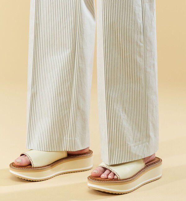 DES PRES「ドライコットンギャバジン ストレートパンツ」|スラックス|