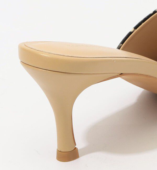 TOMORROWLAND GOODS「TOMORROWLAND パイソン型押しミュール」|サンダル|