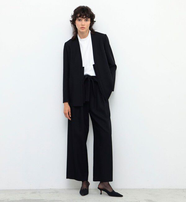 BACCA「レーヨンポリエステル カマーベルトパンツ」|その他|