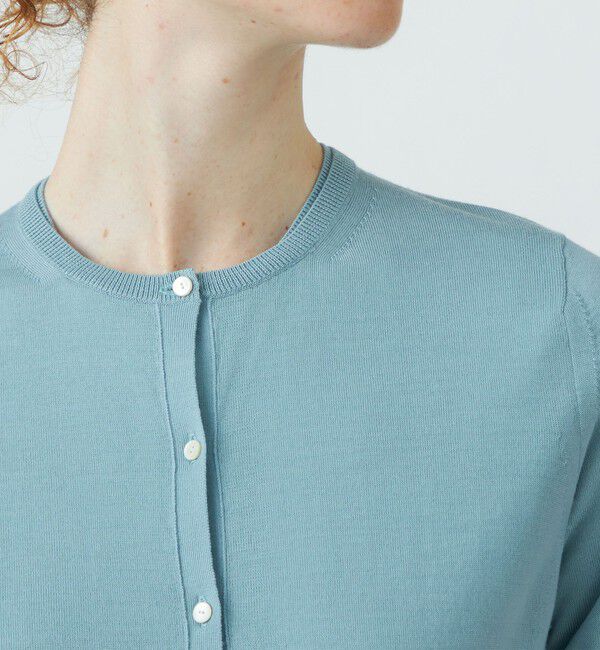 Ballsey「スーパーエクストラファインウール クルーネックカーディガン」|カーディガン|