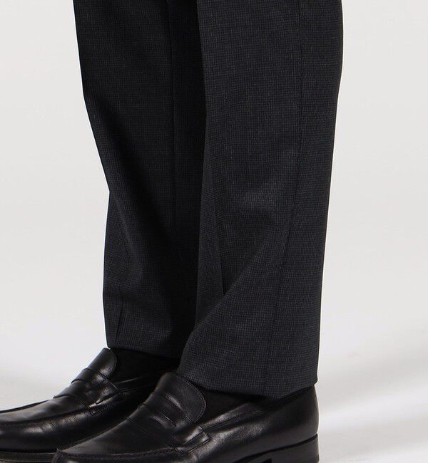 TOMORROWLAND MENS「Super120'sストレッチウールツイル スリムスラックス」|スラックス|