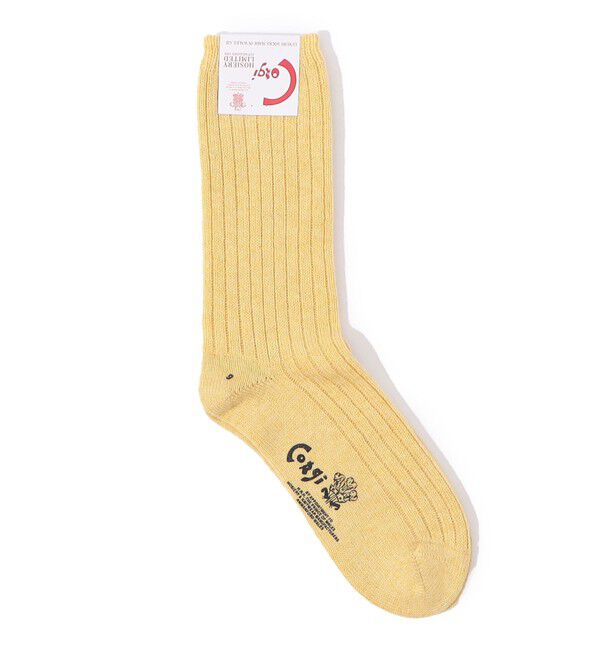 TOMORROWLAND GOODS「corgi Cashmere Cotton Socks」|ソックス|21 ライトイエロー