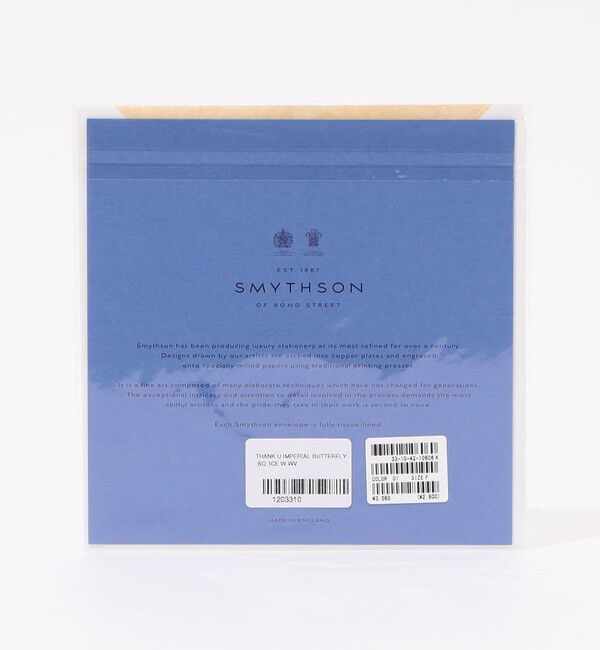 TOMORROWLAND GOODS「SMYTHSON THANK YOU CARD Butterfly」|ステーショナリー|