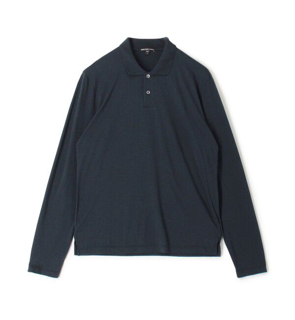 JAMES PERSE「ラックスロータス ロングスリーブポロシャツ MELJ3347」|ポロシャツ|68 ネイビー