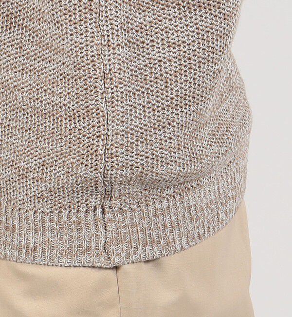 TOMORROWLAND MENS「TOMORROWLAND tricot ギマコットンリネン クルーネックプルオーバー」|ニット・セーター|