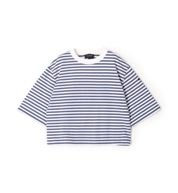 TOMORROWLAND GOODS「【別注】Le minor&times;GALERIE VIE ワイドハーフスリーブカットソー」|Tシャツ・カットソー|66 ブルー系