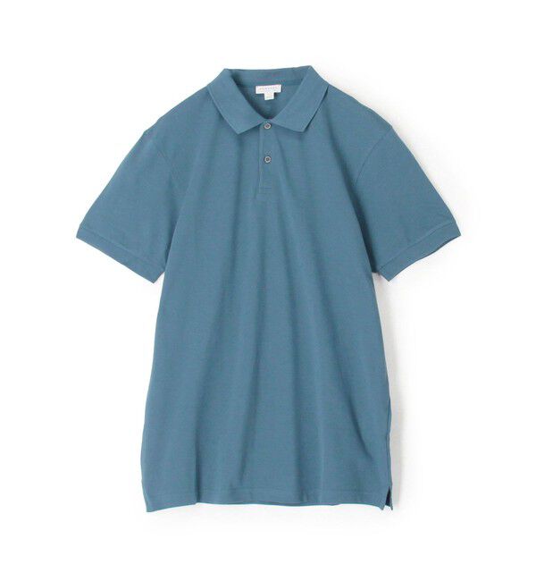 TOMORROWLAND BUYING WEAR「SUNSPEL MPOL1028 ピケポロシャツ」|ポロシャツ|65 ブルー