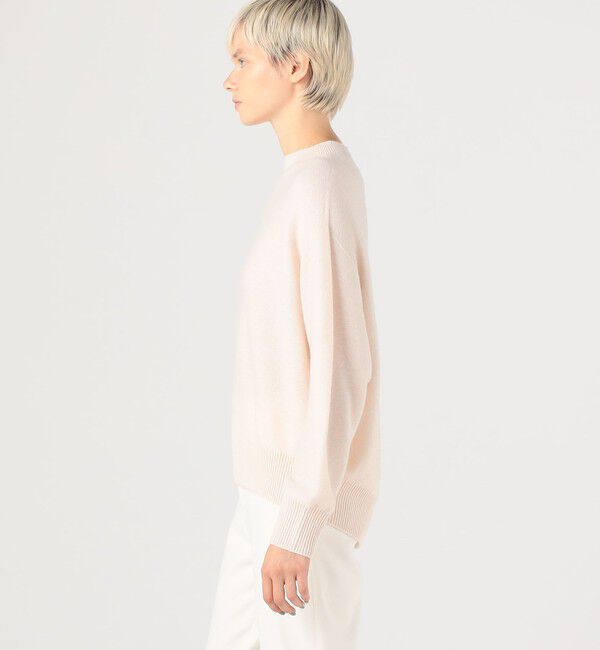 GALERIE VIE「カシミヤコットン ビルドネックプルオーバー」|ニット・セーター|