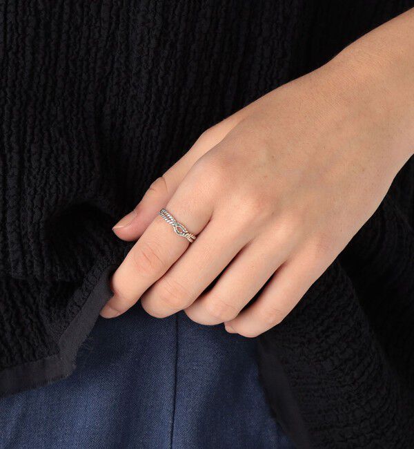 TOMORROWLAND GOODS「Nina&Jules ツイストチェーン  リング」|リング|