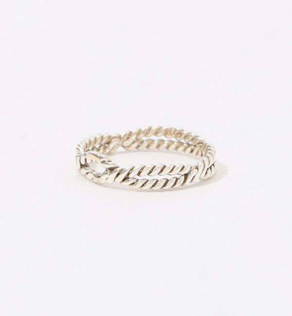 TOMORROWLAND GOODS「Nina&Jules ツイストチェーン  リング」|リング|