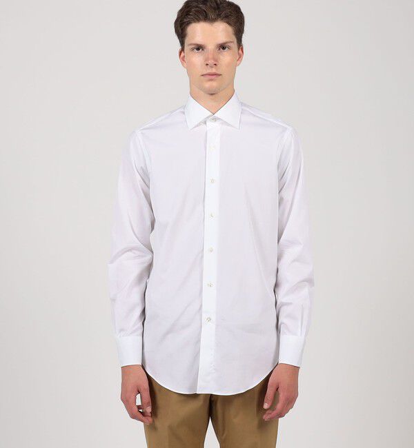 TOMORROWLAND MENS「140/2コットンブロード ワイドスプレッドカラー ドレスシャツ」|シャツ・ブラウス|