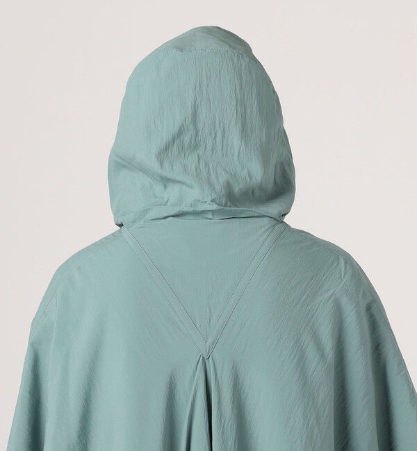 BACCA「レーヨンウール リバーシブルポンチョ」|ダッフルコート|