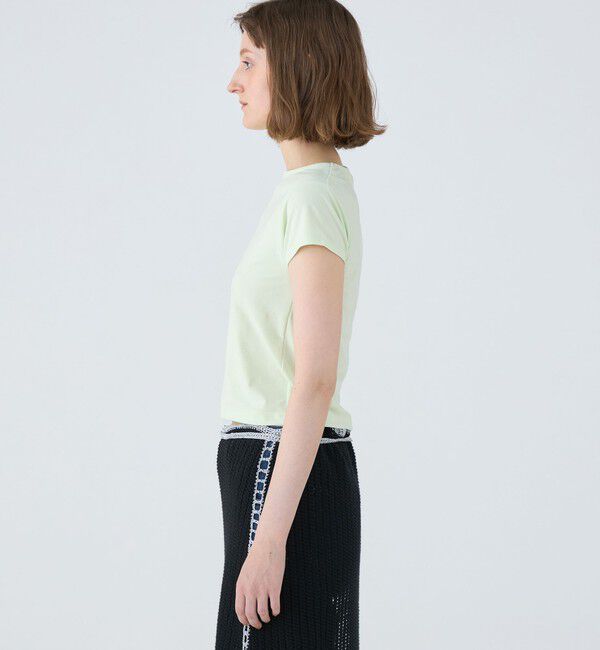 MACPHEE「ベロアジャージー クルーネックプルオーバー」|Tシャツ・カットソー|