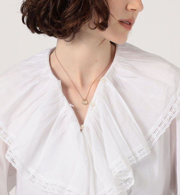 TOMORROWLAND GOODS「SEE REAL FLOWERS CLAM SHELL AMULET ネックレス」|ネックレス|