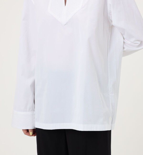 TOMORROWLAND BUYING WEAR「BOURRIENNE ARTISAN コットン オープンカラーシャツ」|シャツ・ブラウス|