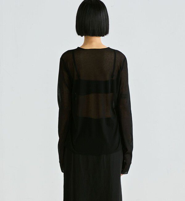 Edition「シアーフライス ロングスリーブトップス」|Tシャツ・カットソー|