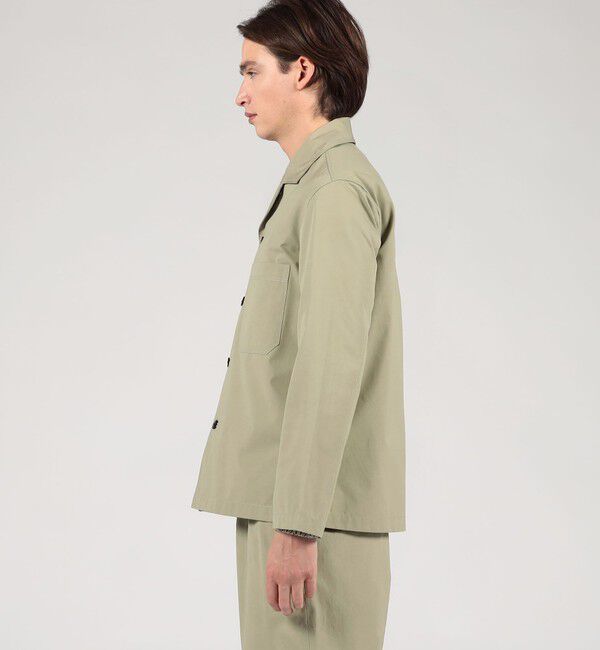 TOMORROWLAND MENS「スーピマコットン シャツブルゾン BORGHI」|ブルゾン・スタジャン|