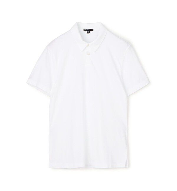 JAMES PERSE「コットンジャージー ポロシャツ MBEL3710」|ポロシャツ|11 ホワイト