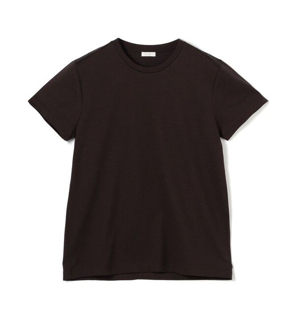 GALERIE VIE「ファインコットン クルーネックTシャツ」|Tシャツ・カットソー|17 チャコールグレー