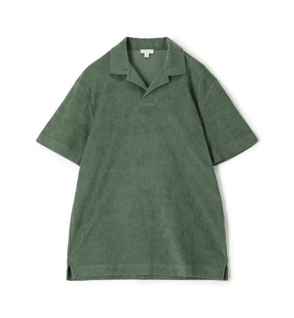 TOMORROWLAND BUYING WEAR「SUNSPEL TOWELLING ポロシャツ」|ポロシャツ|55 Dusk Green