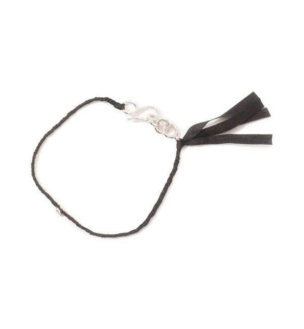 TOMORROWLAND GOODS「PLOW Silk ブレスレット」|ブレスレット・バングル|19 ブラック