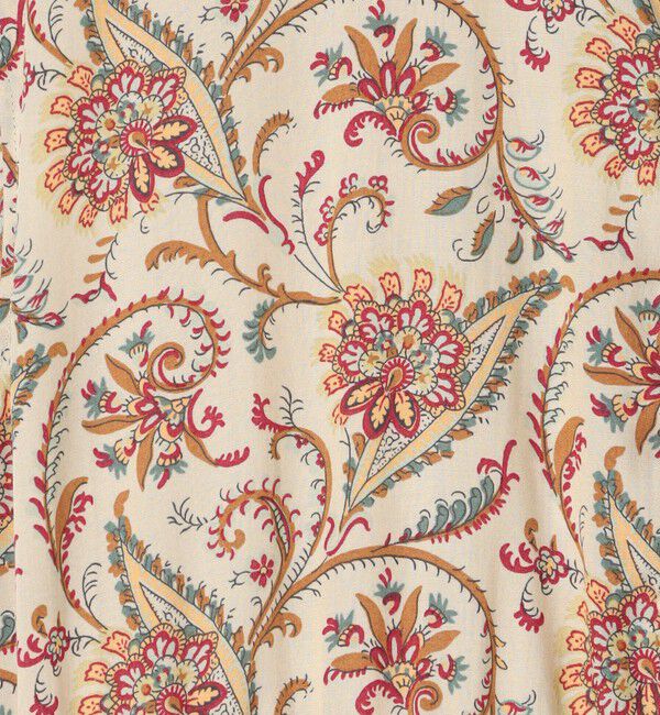 SOULEIADO「レーヨンプリント アシンメトリーフリルワンピース」|ワンピース|