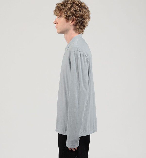 JAMES PERSE「ラックスロータス ロングスリーブポロシャツ MELJ3347」|ポロシャツ|