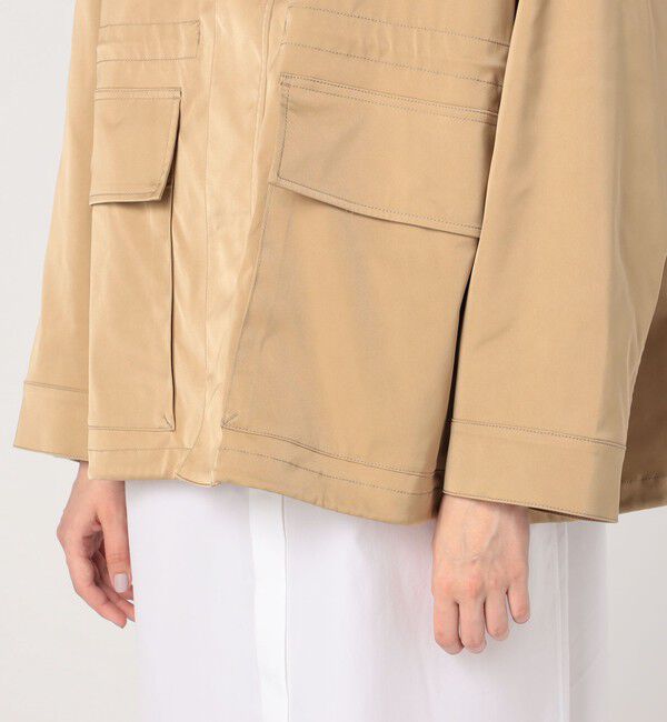 MACPHEE「ダブルサテン フーディーブルゾン」|ブルゾン・スタジャン|