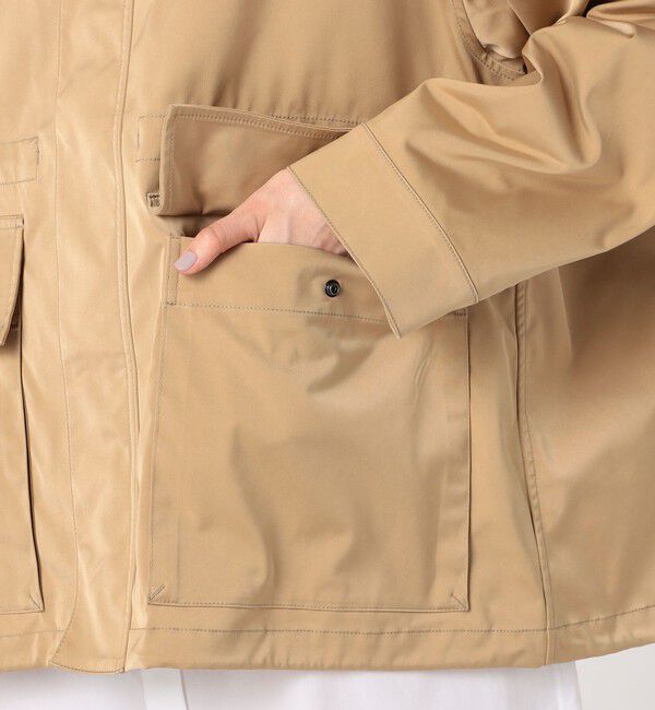 MACPHEE「ダブルサテン フーディーブルゾン」|ブルゾン・スタジャン|